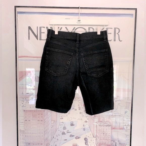 NWT Gap shorts black washed denim size 4/27” - Picture 2 of 10